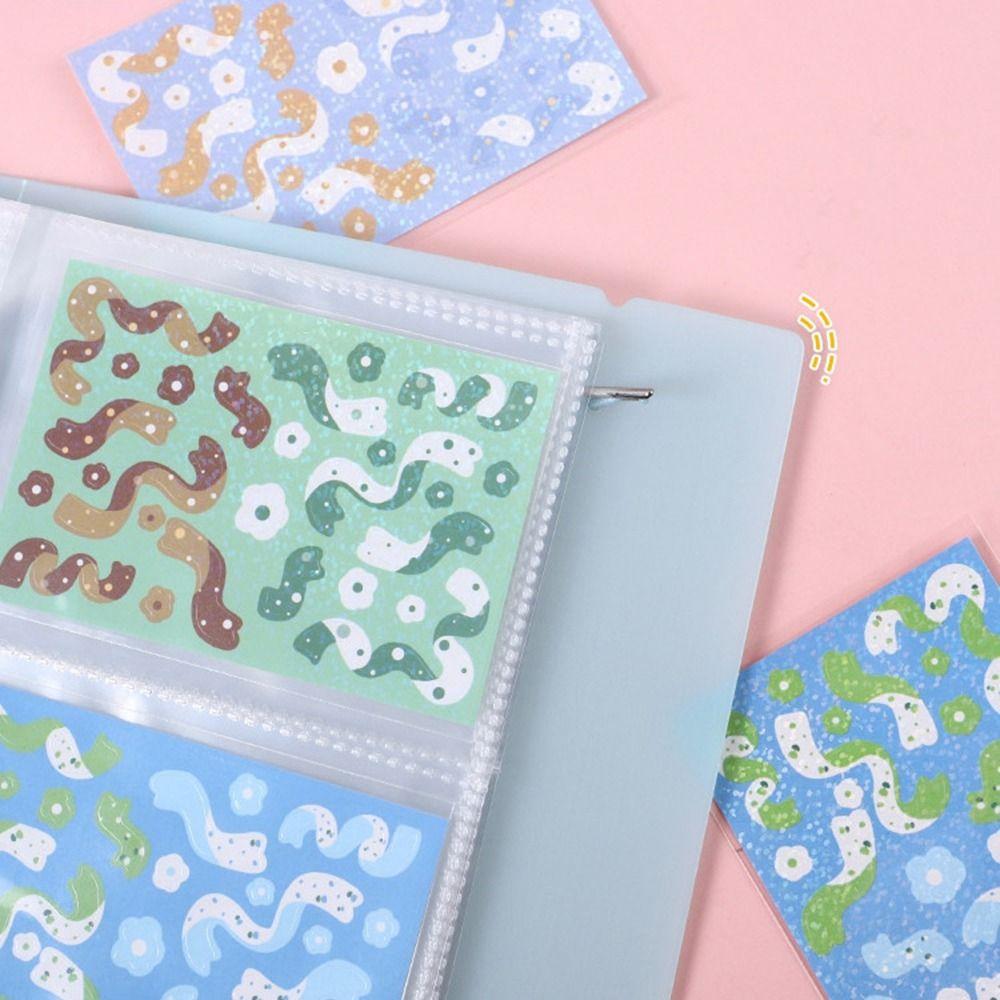 Candy Color Photo Storage Book 2 Ring Photocard Binder Sleeves 3 Inch Photo Album  Postcard