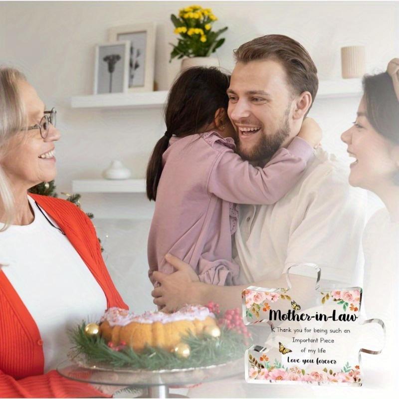 Prezenty dla Teściowej - Akrylowe Elementy Puzzle, Prezenty Urodzinowe dla Mamy, Najlepsza Rocznica Dnia Matki G