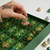 Frog Advent Calendar Holiday Hanging Box with Day Countdown Calendar 24 Acrylic Ornament Decorations Pendants