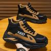 Herrskor höst nya höga vardagliga sport höjdökande halkfria herrars kängor bergsklättring plattform slitstarka skor