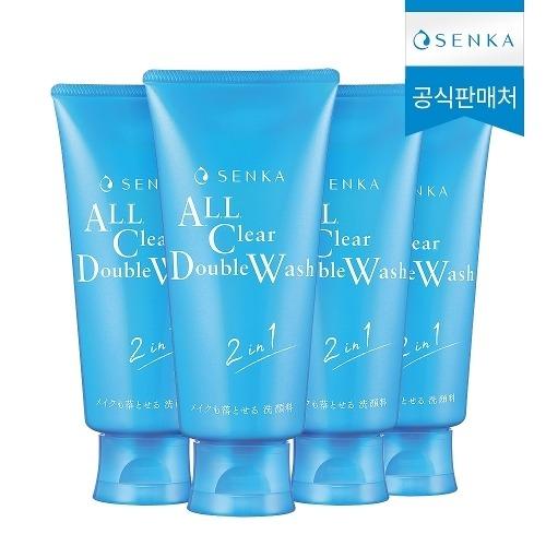 Senka All Clear Double Wash 120g x 4_631104