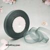Cinta de Hilo de Nieve Transparente de 1,2 cm para Manualidades: Ganchillo, Accesorios para el Cabello, Lazos, Regalos, Empaque para Pasteles y Cajas, Cinta de Seda