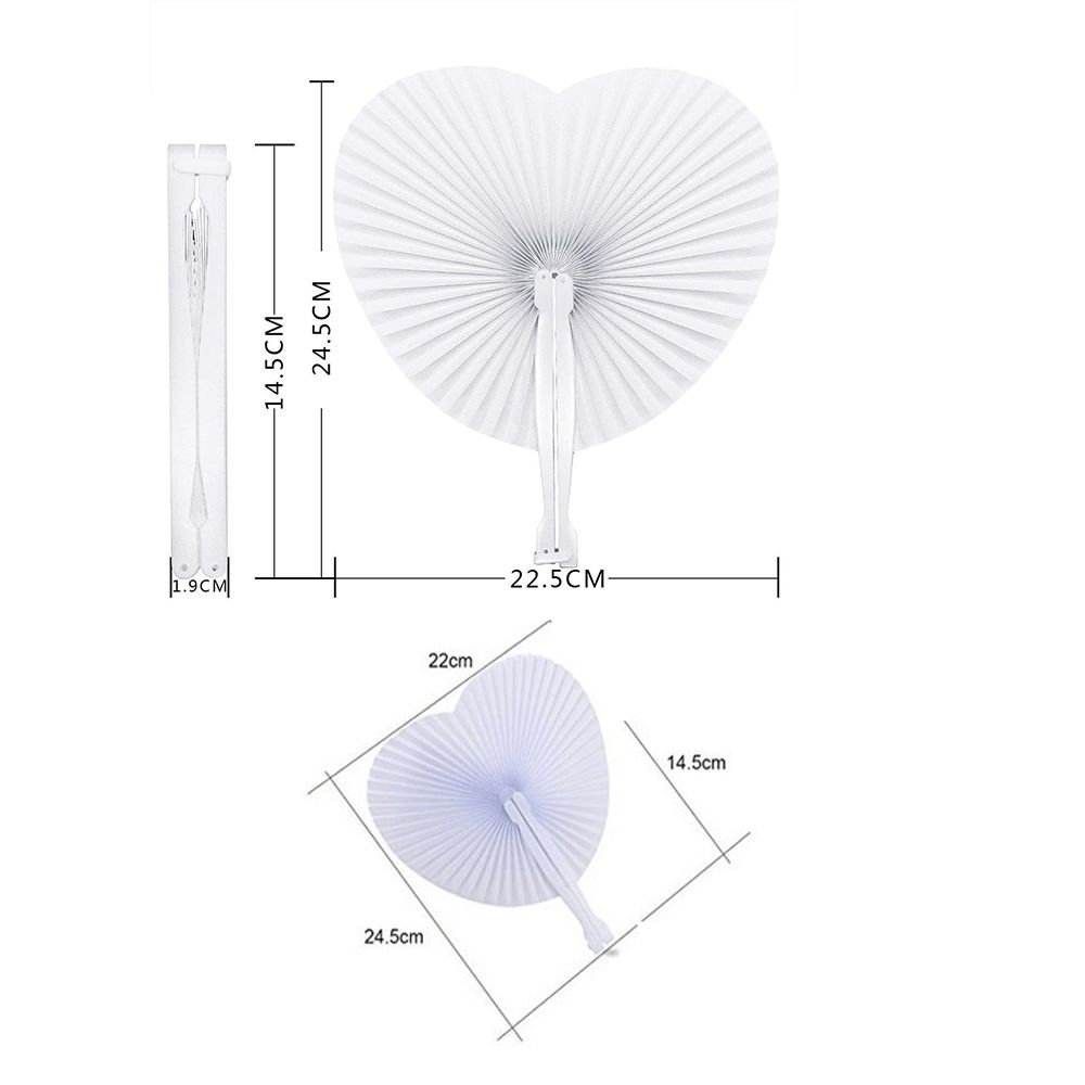 Practice Calligraphy Fan Wedding Party Anniversary Birthday Craft Fan Paper Fan Toy Fan Folding Fan