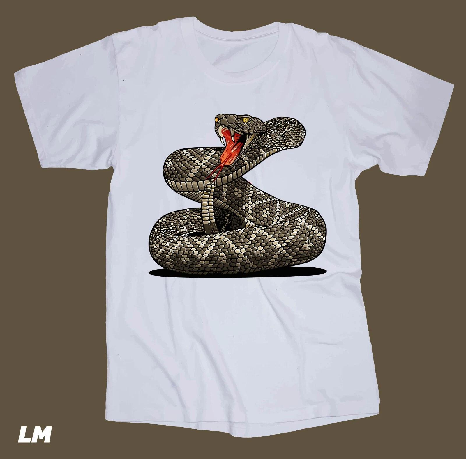 Rattlesnake White T-shirt Texas Arizona Desert Poisonous snake XL