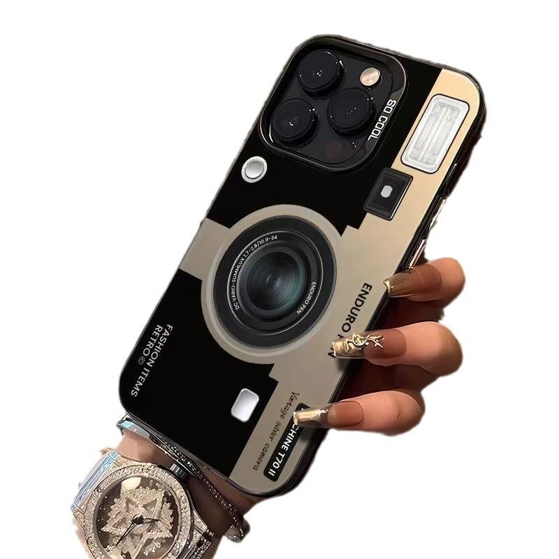 Creative camera for Apple 16Pro phone case iPhone15Promax new 14 premium 17Air retro