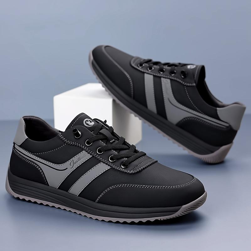 Mode Freizeitspaziergang Sportschuhe Outdoor Herren Wanderschuhe Lässige Leder Herren Sneaker Vielseitige Freizeitspaziergang Trainer Tenis Masculino