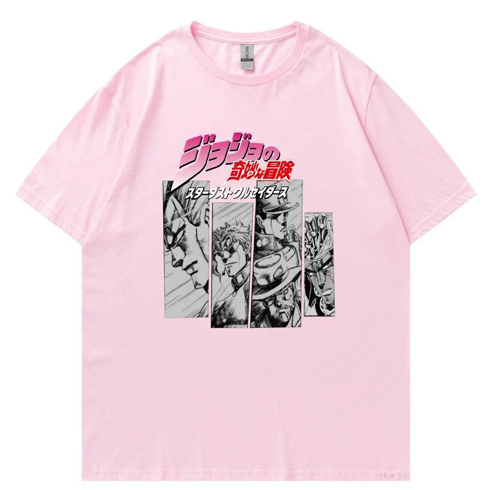 

Manga Jojo Bizarre Adventure Футболка унісекс Японія Аніме Літня футболка Kawaii Jojo Графічна футболка унісекс 90-х бавовняні футболки унісекс 2XL