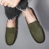 Fashion Fashion Suede Men Casual Shoes Breathable Leather Mens Loafers Slip on Male Driving Shoes Luxury Brand Comfortable Boat Shoes
