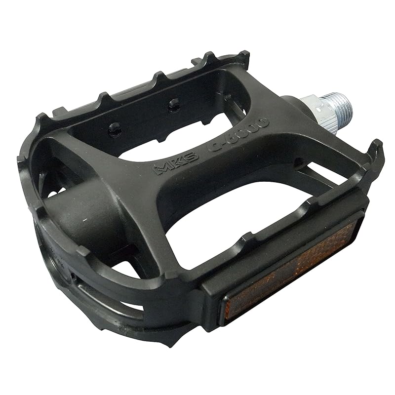 

Mikashima (MKS) (Mikashima Manufacturing) bicycle pedal G-6000 1/2 inch core black