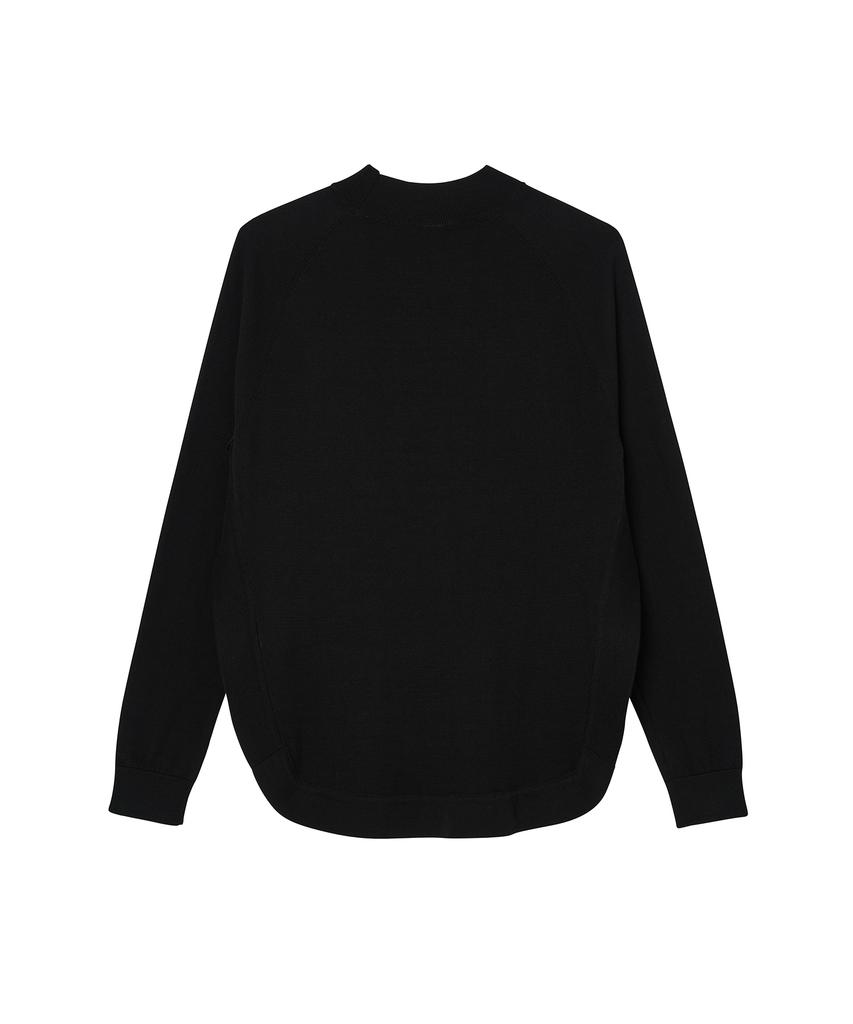 IOLO Women'S Cape Mock Neck_Black