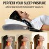 Orthopedic Contour Neck Pillow Ergonomic Memory Foam Sleeping Pillow Breathable Neck Support Pillow with Center Hole for Pain Relief