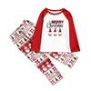 Family Matching Print Sets Pajamas Loungewear Outfits Family Matching Long Sleeve Tops+Pants Set