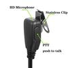 2.5Mm single-needle concealed catheter headset with PTT microphone for MOTOROLA 1PIN T460 MR350R FV500 walkie-talkie 2 pairs