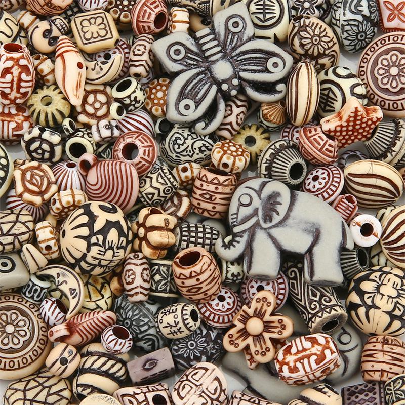 Vintage Baroque Acrylic Beads Blind Box: DIY Necklace & Pendant Accessories