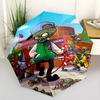 Plants Vs Zombies: Garden Warfare Portable Automatic Umbrella Compact & Durable 8-Rib Design Sturdy Construction Travel Essential