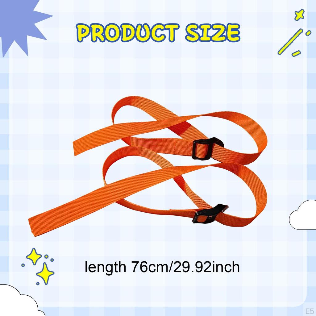 2 Pack 30" Rowing Machine Foot Straps, Lightweight And Portable Fixing Bands,