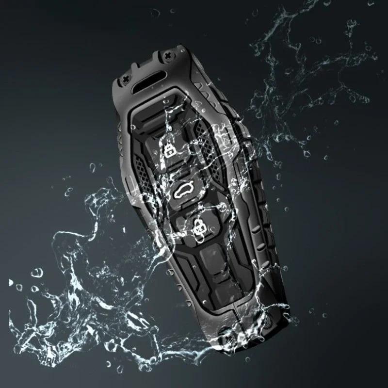 For Chery Jaecoo 6 J6 ICAR 03 224-2026 Zinc Alloy Silver Car Key Case Keyless Cover Key Shell Interior Car Accessories