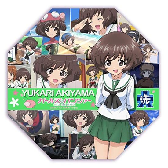 Girls und Panzer Akiyama Yukari Tabletop Mini Umbrella