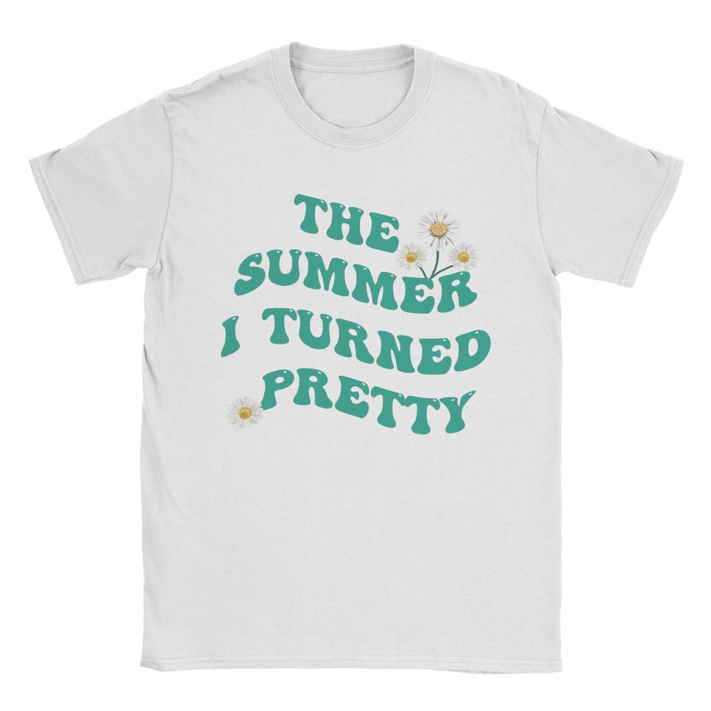 2025 The Summer I Turned Pretty Daisy Cute  Graphic Print T Shirts Men Women  100% Cotton  Tee Shirt Clothing