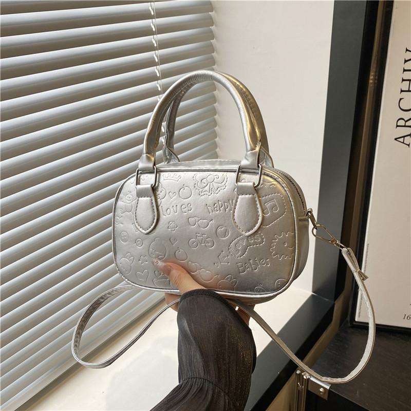 High Value Small Bag Women's Summer New Popular Messenger Bag Fashion Casual Portable Bowling Bag