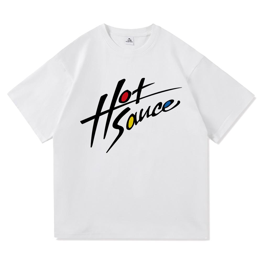 BabyMonster Hot Sauce T Shirt 2026 New Song Fashion Retro Menwomen Clothing Vintage Harajuku High Quality Tops Cotton Tshirts