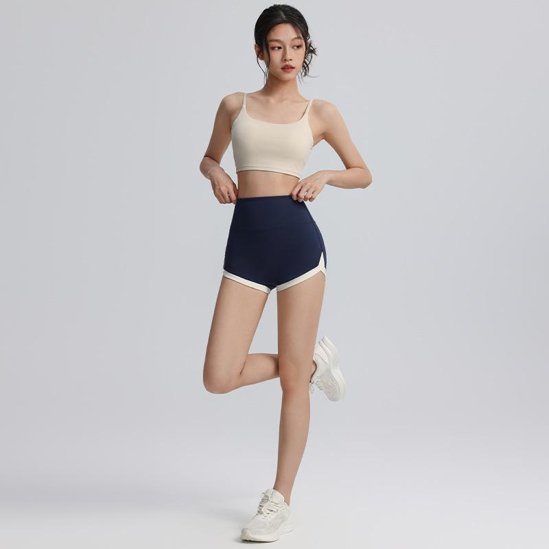 Sports shorts three-point women's high-waisted fitness quick-drying leggings peach hip lift summer sports running yoga clothes women