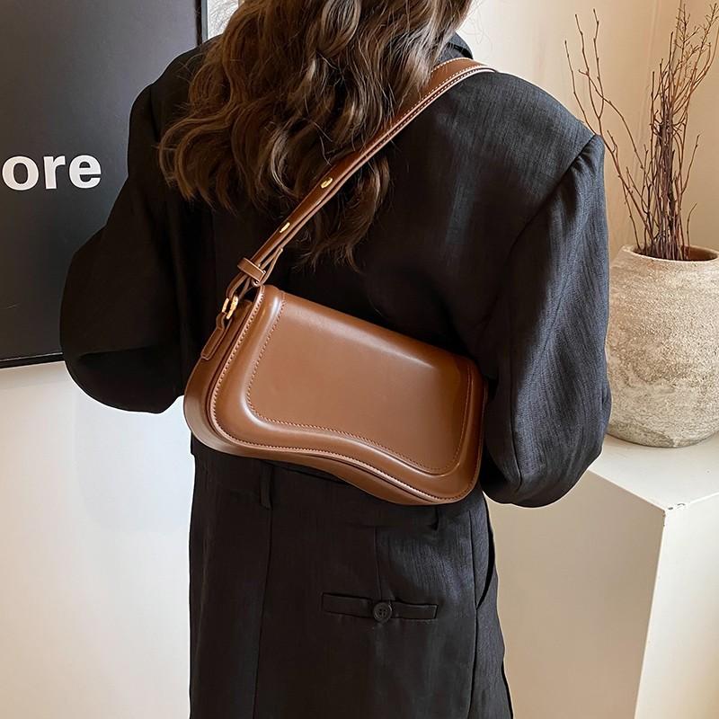 Women's Patchwork Textured Crossbody Bag - Spacious Mini Square Underarm Bag, Vintage-Inspired Hobo Purse for Trendy Retro Outfits