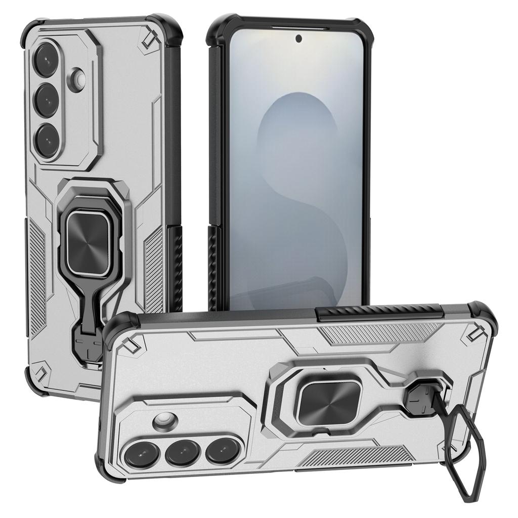 For Samsung Galaxy S26/S26 Pro Case Rotatable Ring Kickstand PC + TPU Shockproof Phone Cover