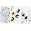 4Pcs Creative DIY lsland Resin Necklace Gem Pendant Drop Glue Mold Ocean Theme Style Silicone Mold DlY Jewelry Pendant Necklace