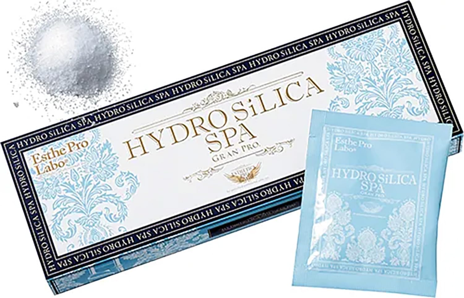 

Esthe Pro Labo Hydro Silica Spa Gran Pro 30g x 10 sachets: High-concentration hydrogen bath additive containing fossil coral, silica, and natural rock