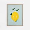 Minimalist Modern Abstract Fruit Wall Art Print Orange Peaches Strawberry Watermelon Tomato Lemon Fig Canvas Poster Home Decor