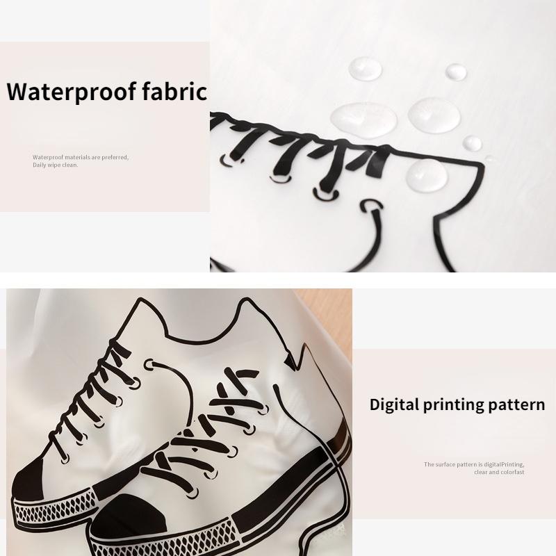 5/3pcs Travel Storage Bag Portable Shoe Clothes Organzier Drawstring Suitcase Organzier Transparent Underwear Makeup Storage Bag