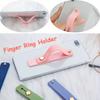 Universal Mobile Phone Holder Wrist Band Hand Finger Grip Stand Push Pull Plain Color Cellphone Socket Holder for iPhone Samsung