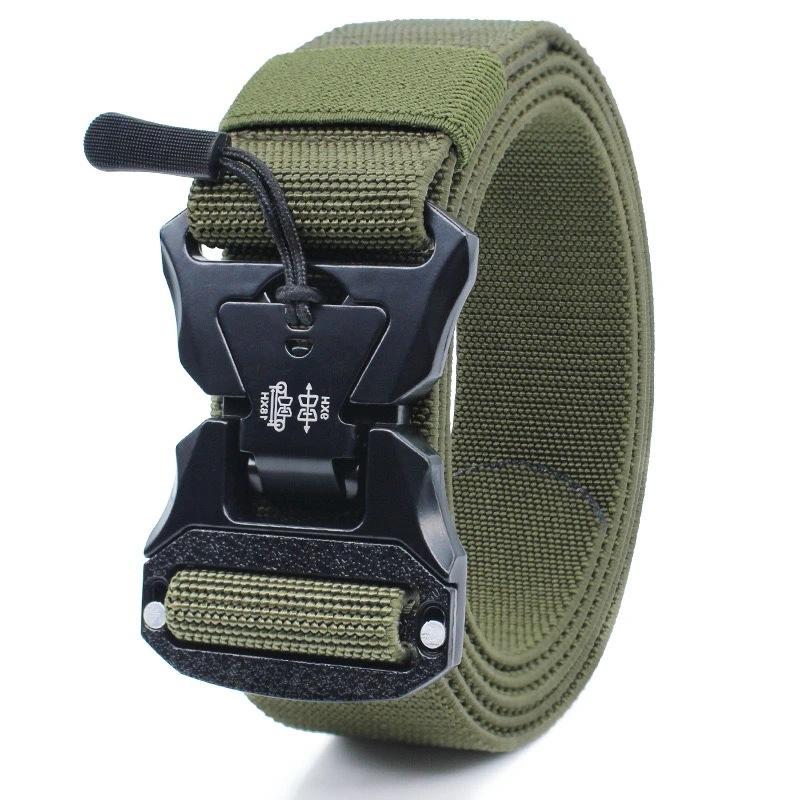 Magnet Quick Release Buckle Tactical Nylon Belt Tooling Outdoor Training Belt Casual Men'S Belt