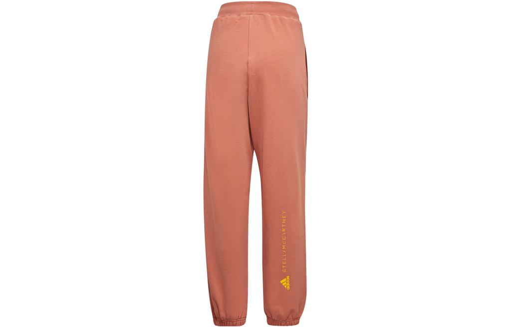 Adidas X Stella McCartney Knitted Sweatpants Unisex Orange Moderate Cuffed Pants IB5907
