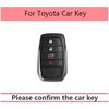 Car Remote Key Case Cover Fob Shell For Toyota Cruiser Mirai Corolla Hilux Revo Innova Rav4 Tundra Fortuner Venza 4 Buttons TPU