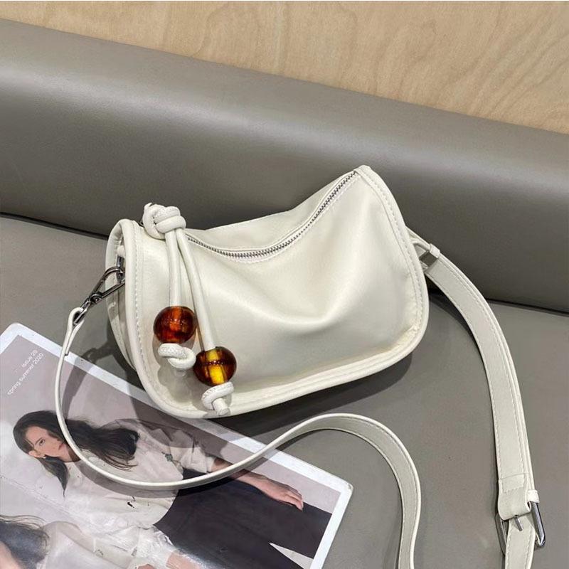 

Сумка кроссбоди с широким плечевым ремнем, нишевая, высокого класса, простая, повседневная, сумка для мобильного телефона, новая, из мягкой коровьей кожи, сумка-пельмень 20*8*15CM