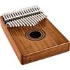 Sonic Energy Kalimba Sound Hole Collection 17 Keys Acacia C Major Scale KL1707H Case Bag Cloth Tuning Hammer
