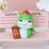 Traditional Lucky Snake Year Figurine Cute Snake Year Mascot  Micro Landscape Decorations