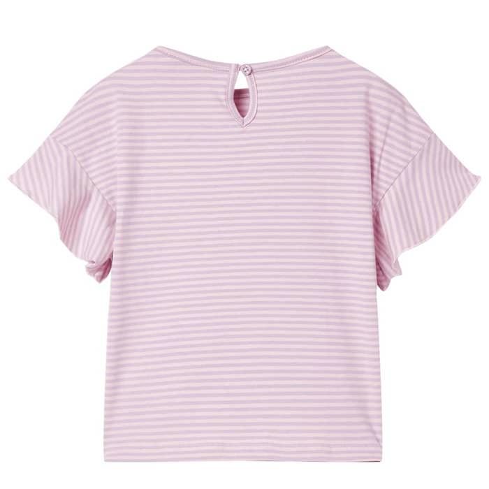 Children's T-shirt with Lilac Ruffle Sleeves 92/104/116/128/140