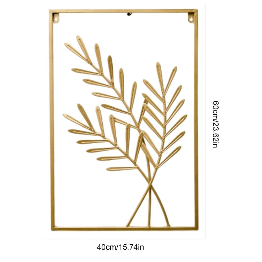 Wall Art Leaves Modern Vivid Anti-Fade Ornament Plant Leaves Wall Sculpture For Dining Room Living Room Patio Farmhouse Bedroom