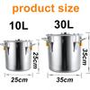 Stainless Steel Distiller Moonshine Alcohol Copper DIY Water Wine Essential Oil Brewing Kit 10L/30L Home New