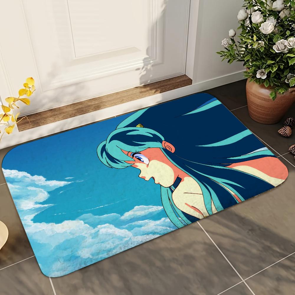 1pc U-Urusei Y-Yatsura Bathroom Absorbent Mats Anti-Slip Mats Home Decor Supplies Carpets Home Kitchen Floor Mats