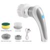 Electric Spin Scrubber Cordless Cleaning Brush with Powerful Motor 360-Degree Rotation Handheld Tile Floor Scrubber