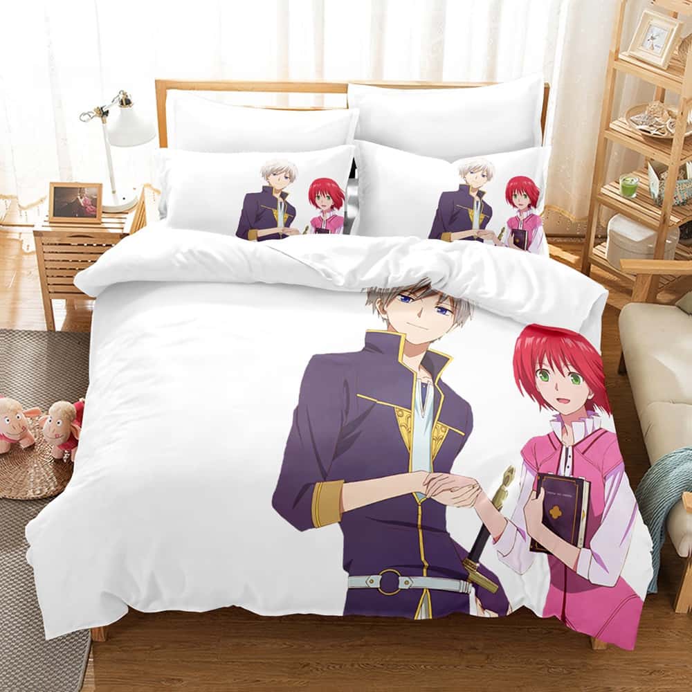 3d Print Snow White With The Red Hair Bedding Set Cartoon Anime three-piece Set Adult Kid Bedroom Duvet Cover Sets Home Textiles