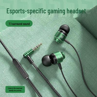 Magnetic Wired Gaming Earphones, In-Ear Esports Type-C Android Universal Elbow Earbuds