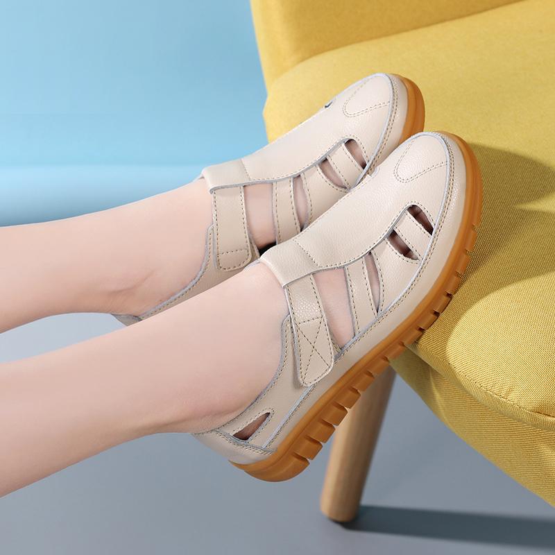Damsandaler Nya Sommarsandaler Dam Bekväma Flats Promenadsandaler Strandskor Damskor sandalias de mujer
