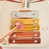 Custom Montessori Mushroom House Toy Wooden Percussion Music Toy Unlock/Place/Shape Match Game Finger Sensory Education Kid Gift