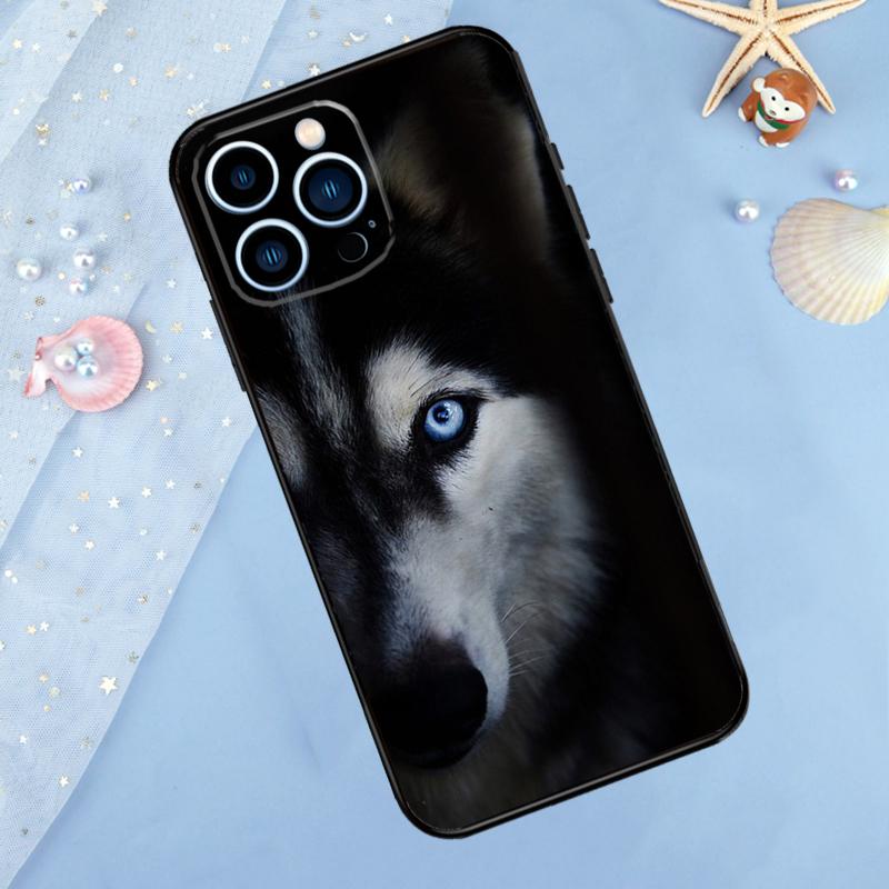 Animal Dog Husky Case For iPhone 17 Pro Max16 15 14 13 11 12 Pro Max Plus 12 13 Mini 16e 17 Air Back Cover