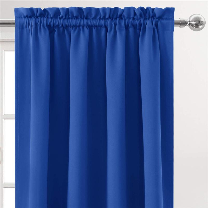 Moderne einfarbige Verdunkelungsvorhänge energiesparend wärmeisoliert raumverdunkelnd für Schlafzimmer Wohnzimmer